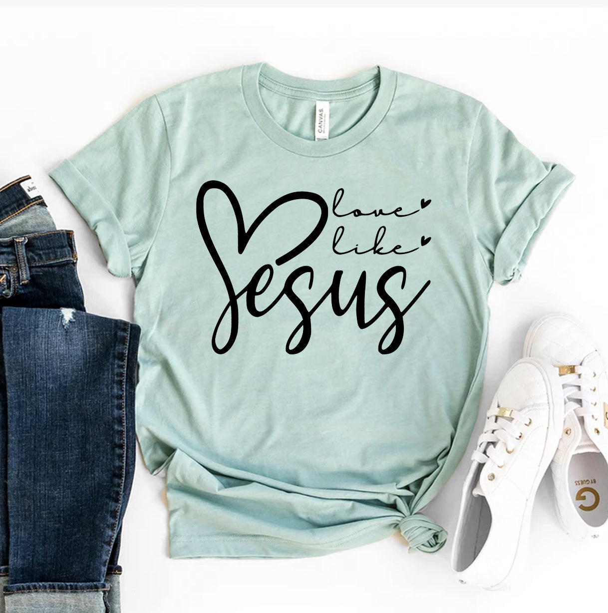 Live Love Jesus T-Shirt - Women’s Fashion - Women’s Clothing - Tops & Tees - T-Shirts