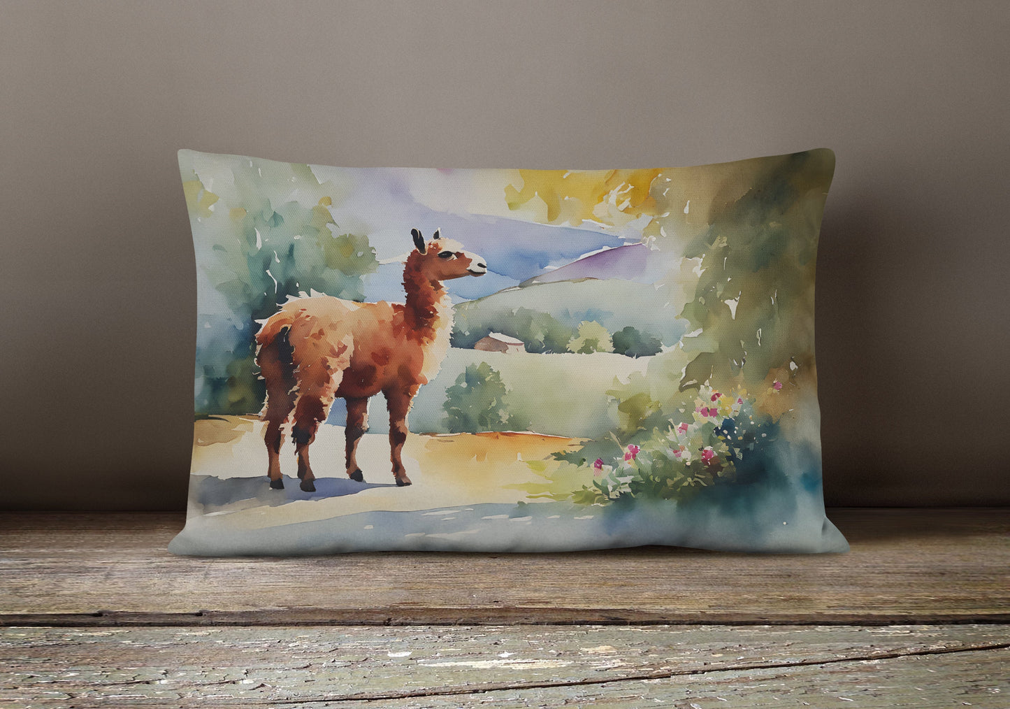 Llama Throw Pillow - One Color / One Size - Home & Garden - Home Textile - Pillows