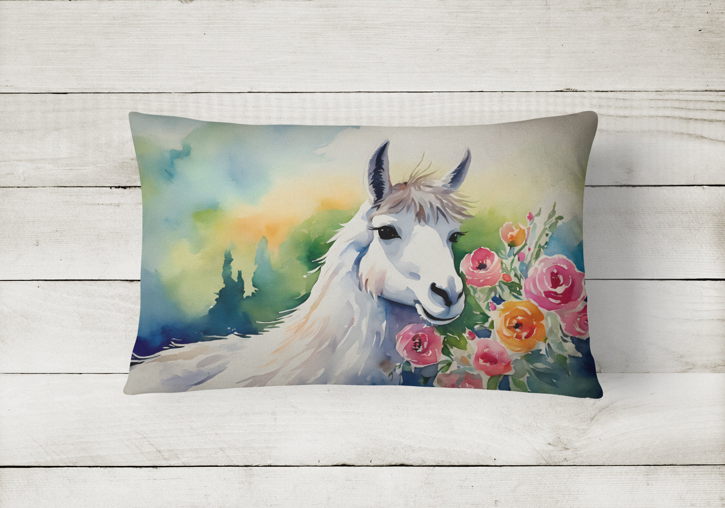 Llama Throw Pillow - One Color / One Size - Home & Garden - Home Textile - Pillows