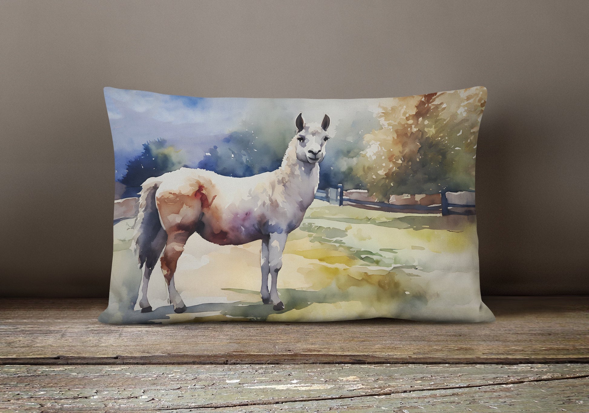 Llama Throw Pillow - One Color / One Size - Home & Garden - Home Textile - Pillows