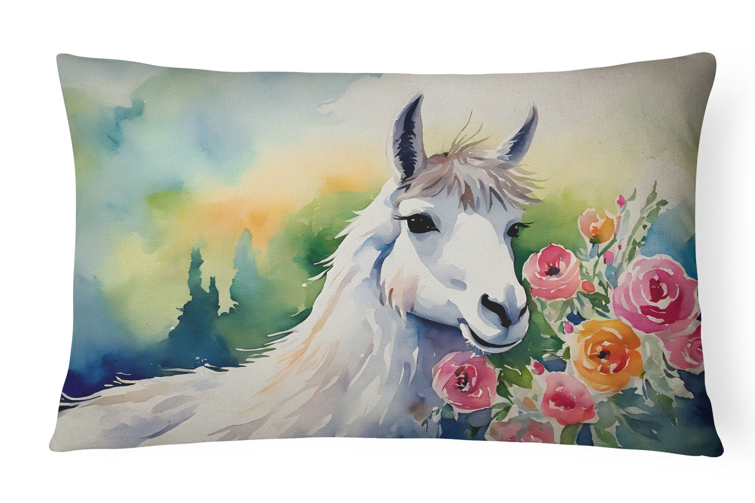 Llama Throw Pillow - One Color / One Size - Home & Garden - Home Textile - Pillows