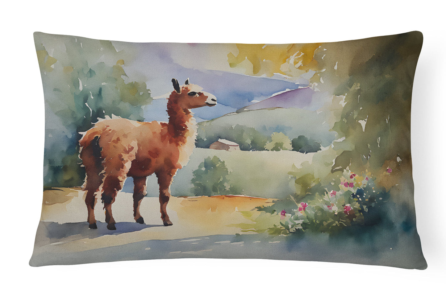 Llama Throw Pillow - One Color / One Size - Home & Garden - Home Textile - Pillows