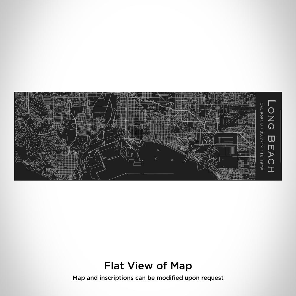 Long Beach - California Map Insulated Cup in Matte Black - Drinkware