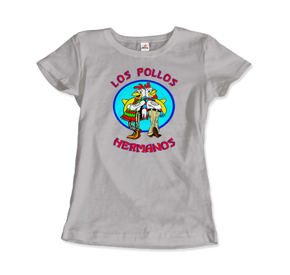 Los Pollos Hermanos Logo - Breaking Bad T-Shirt - Women (Fitted) / Silver / S - Men’s Fashion - Men’s Clothing - Tops &