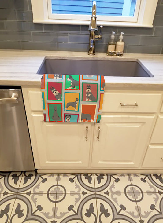 Lots of Schnauzer Kitchen Towel - One Color / One Size - Home & Garden - Home Textile - Towels