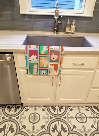 Lots of Westie Kitchen Towel - One Color / One Size - Home & Garden - Home Textile - Towels
