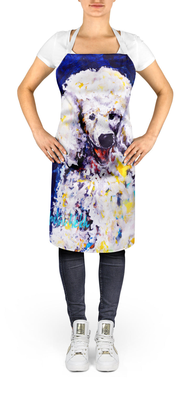 Louie White Poodle Apron - One Color / One Size - Home & Garden - Kitchen Dining & Bar - Table Decoration & Accessories