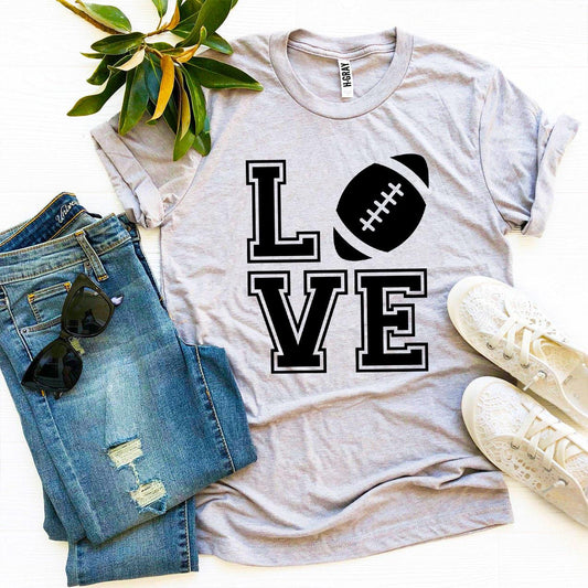 Love Football T-Shirt - Women’s Fashion - Women’s Clothing - Tops & Tees - T-Shirts