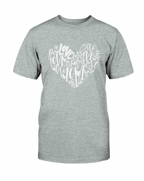 Love Heart T-Shirt - 2XL / Heather Mint - Women’s Fashion - Women’s Clothing - Tops & Tees - T-Shirts