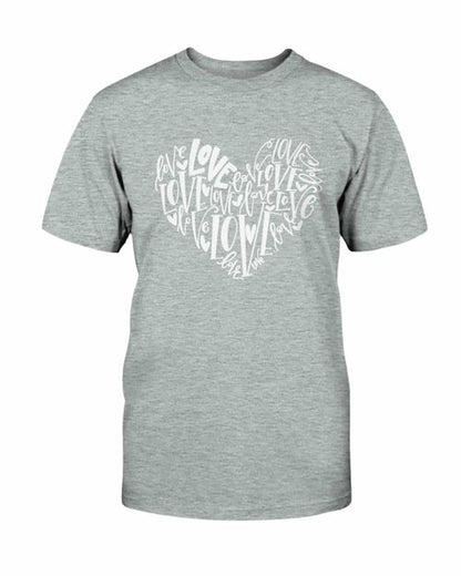 Love Heart T-Shirt - 2XL / Heather Mint - Women’s Fashion - Women’s Clothing - Tops & Tees - T-Shirts