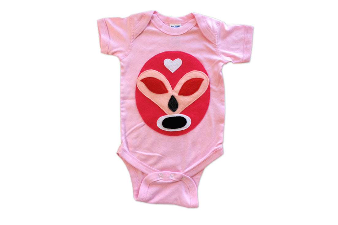 Luchador Rosa - Pink Mexican Wrestler - Onesie - Kids & Babies - Mother & Kids - Boys’ Clothing