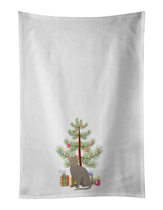 Malayan Cat Christmas Kitchen Towel Set of 2 - One Color / One Size - Home & Garden - Home Textile - Towels