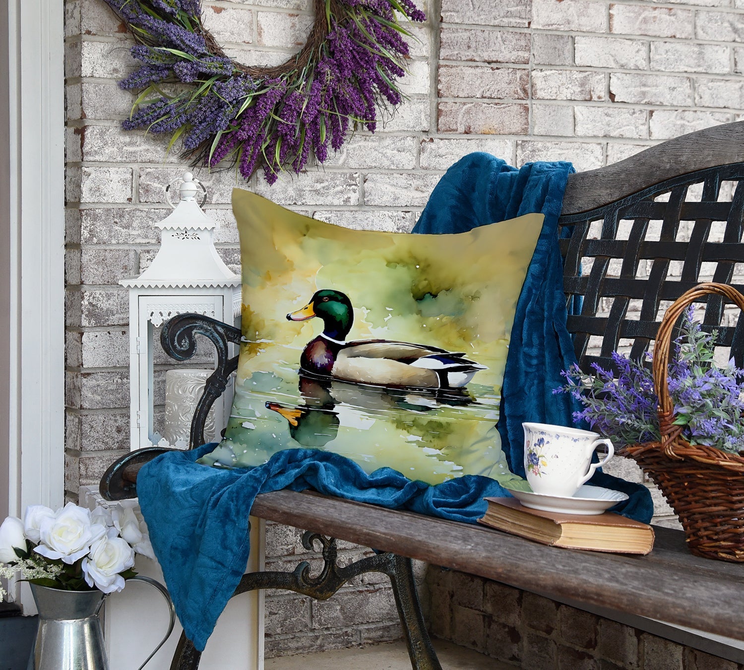 Mallard Throw Pillow - One Color / One Size - Home & Garden - Home Textile - Pillows