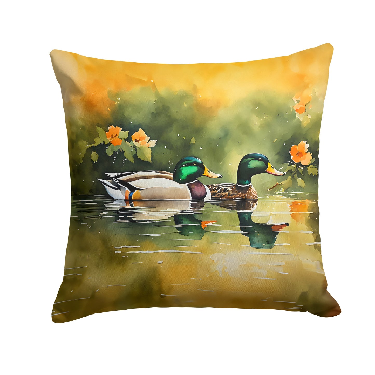 Mallard Throw Pillow - One Color / One Size - Home & Garden - Home Textile - Pillows