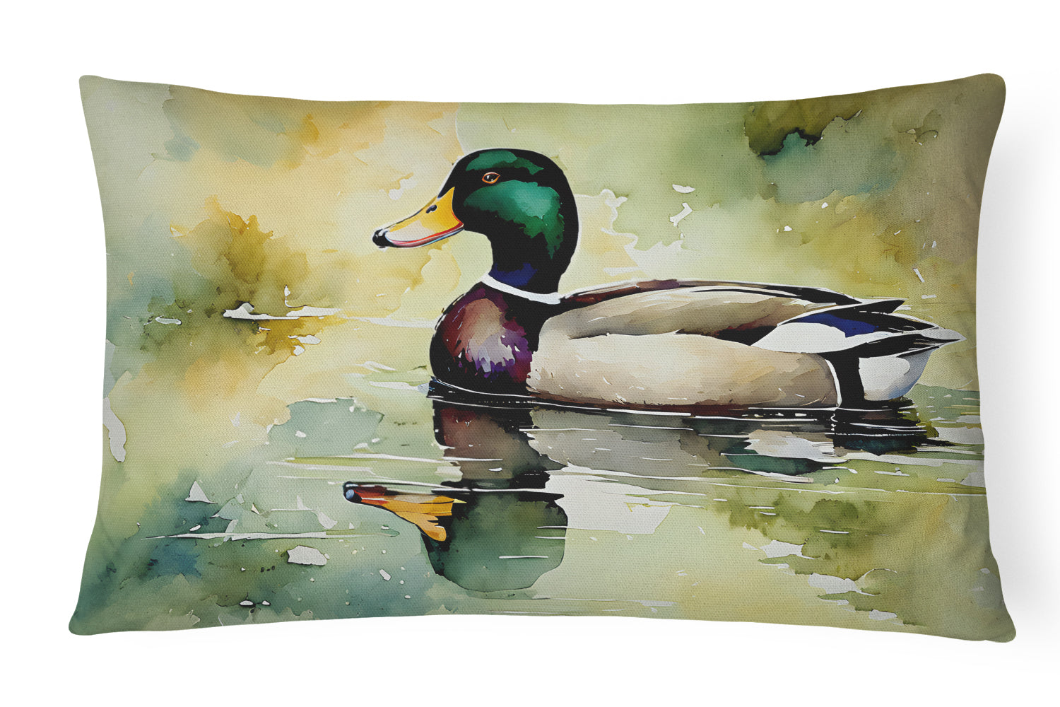 Mallard Throw Pillow - One Color / One Size - Home & Garden - Home Textile - Pillows