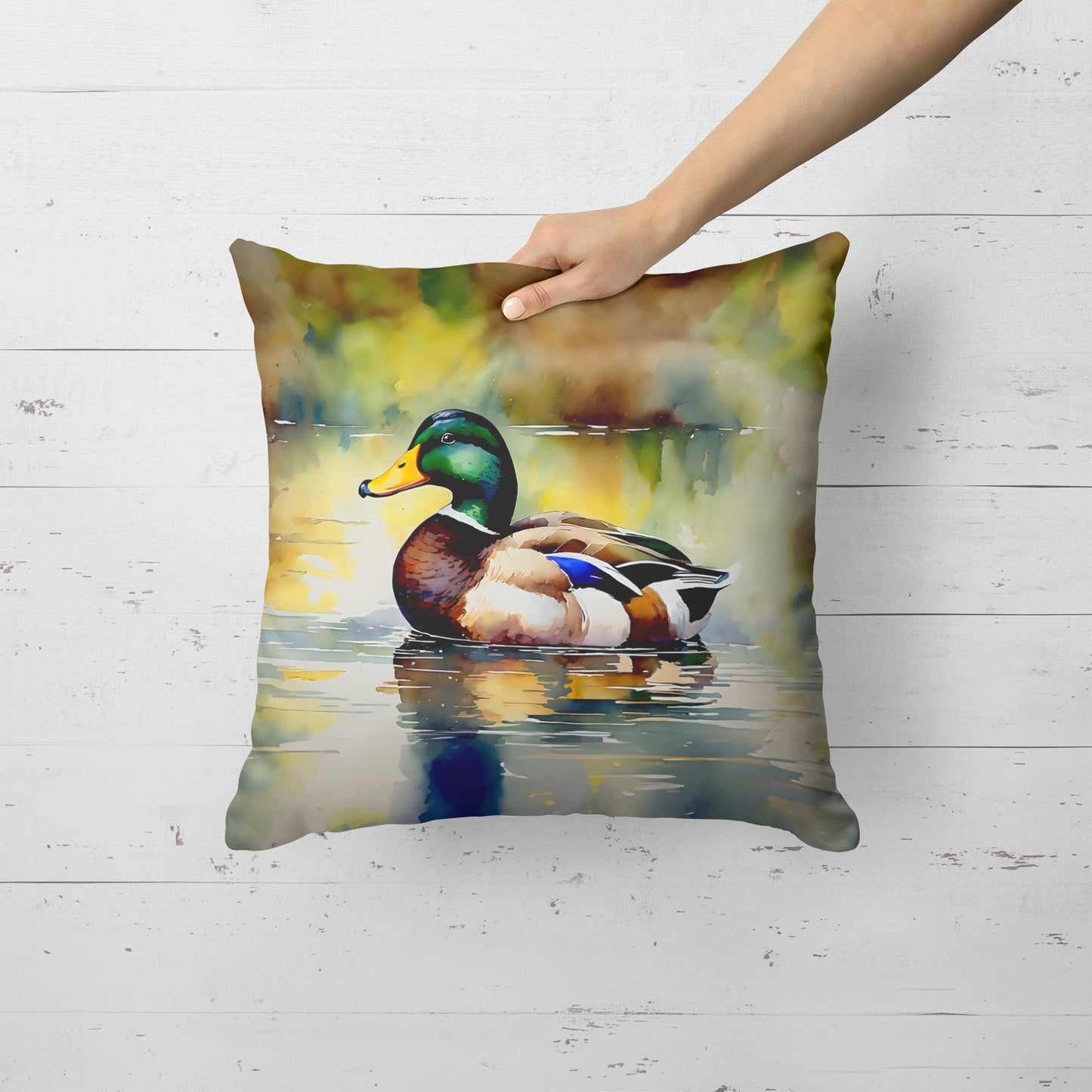 Mallard Throw Pillow - One Color / One Size - Home & Garden - Home Textile - Pillows