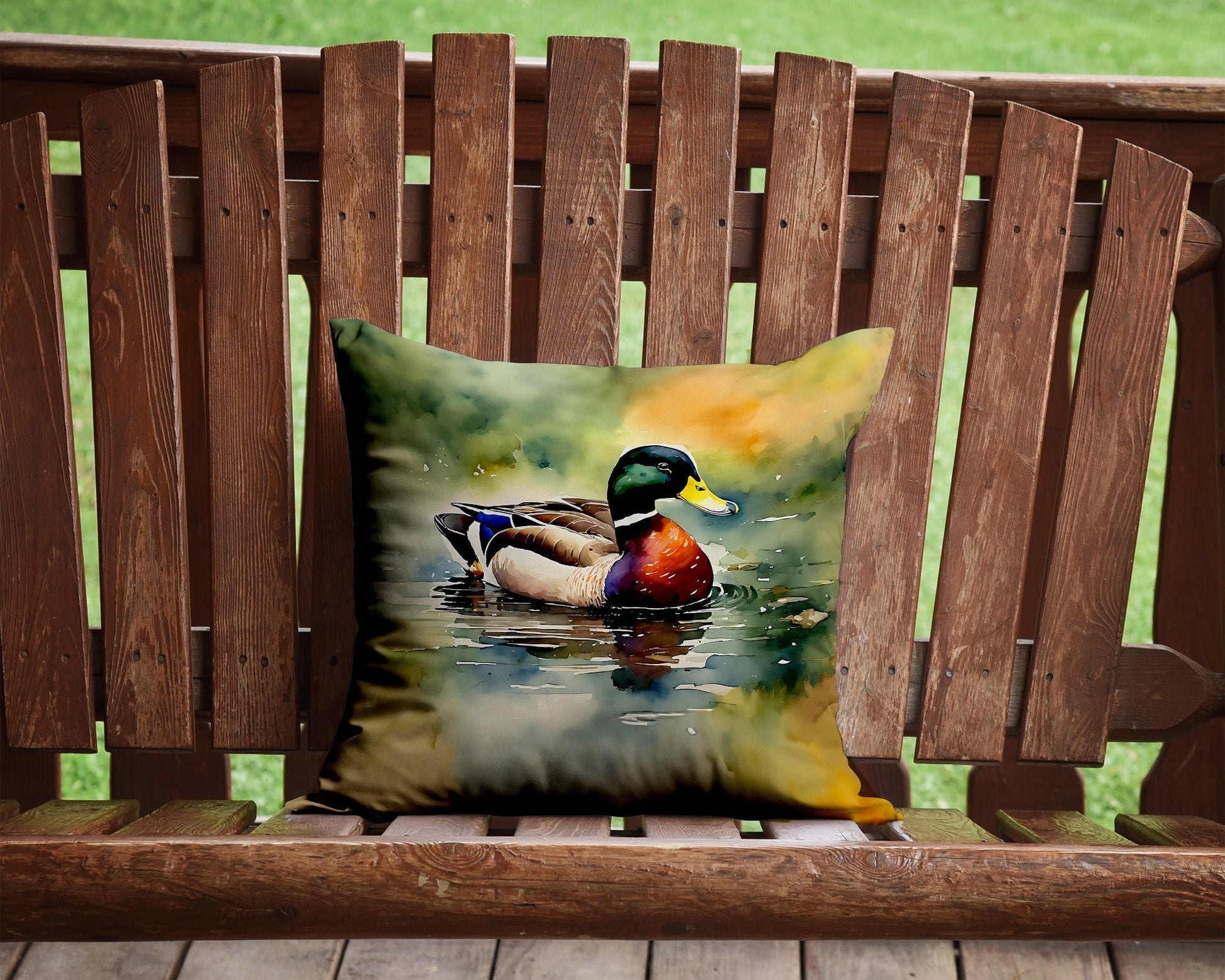 Mallard Throw Pillow - One Color / One Size - Home & Garden - Home Textile - Pillows
