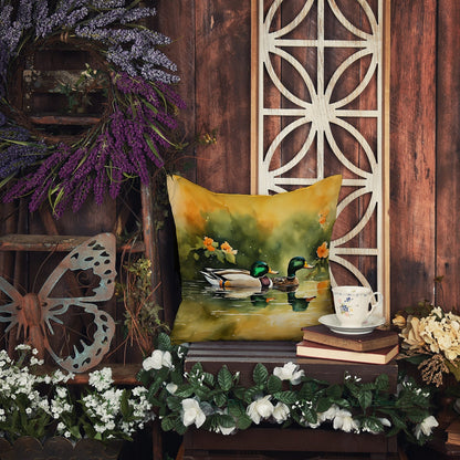 Mallard Throw Pillow - One Color / One Size - Home & Garden - Home Textile - Pillows
