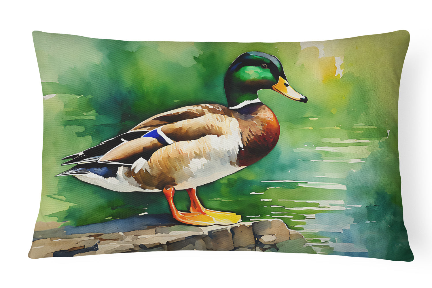Mallard Throw Pillow - One Color / One Size - Home & Garden - Home Textile - Pillows
