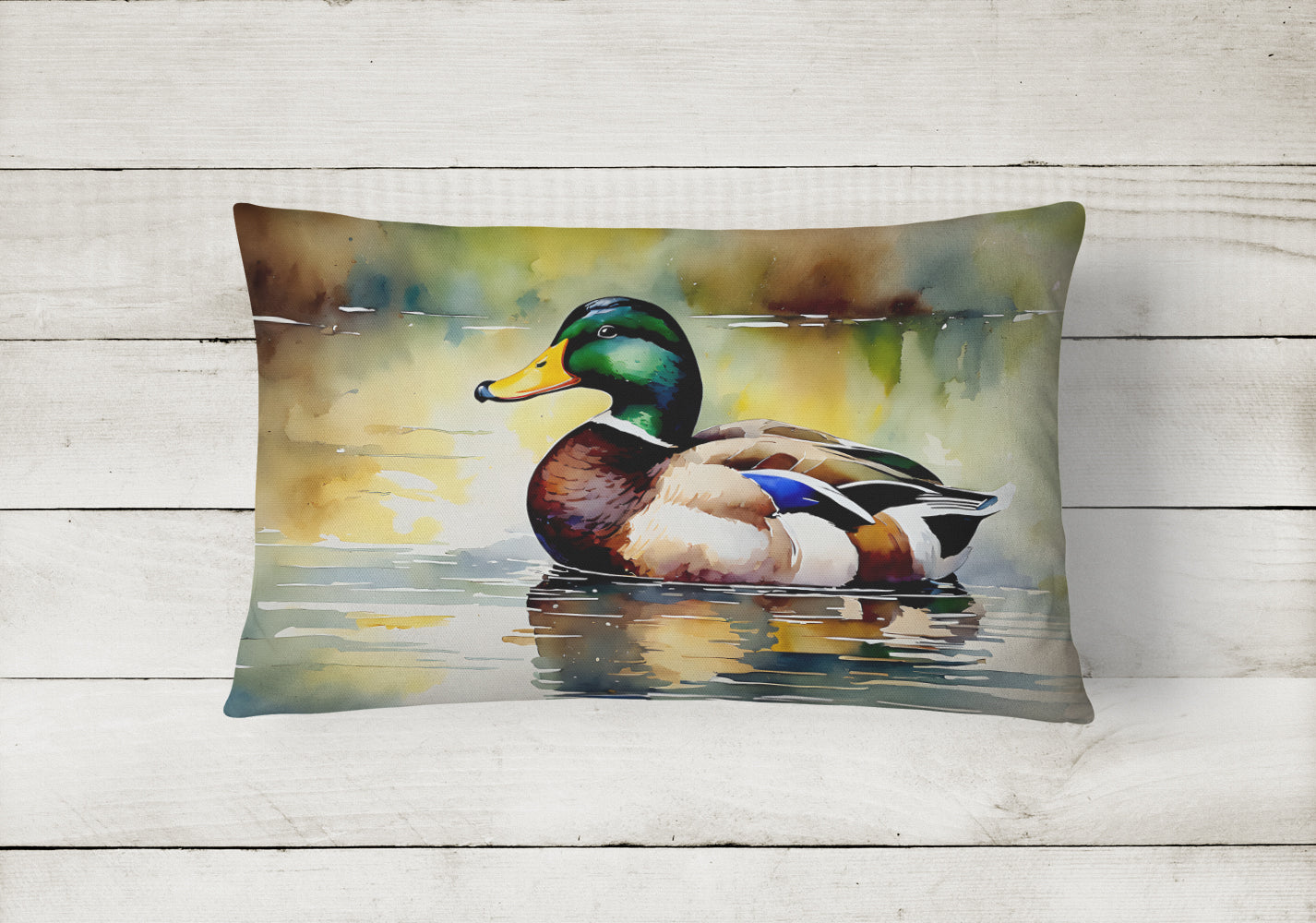 Mallard Throw Pillow - One Color / One Size - Home & Garden - Home Textile - Pillows