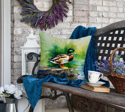 Mallard Throw Pillow - One Color / One Size - Home & Garden - Home Textile - Pillows