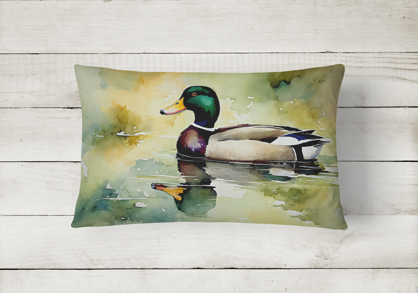 Mallard Throw Pillow - One Color / One Size - Home & Garden - Home Textile - Pillows