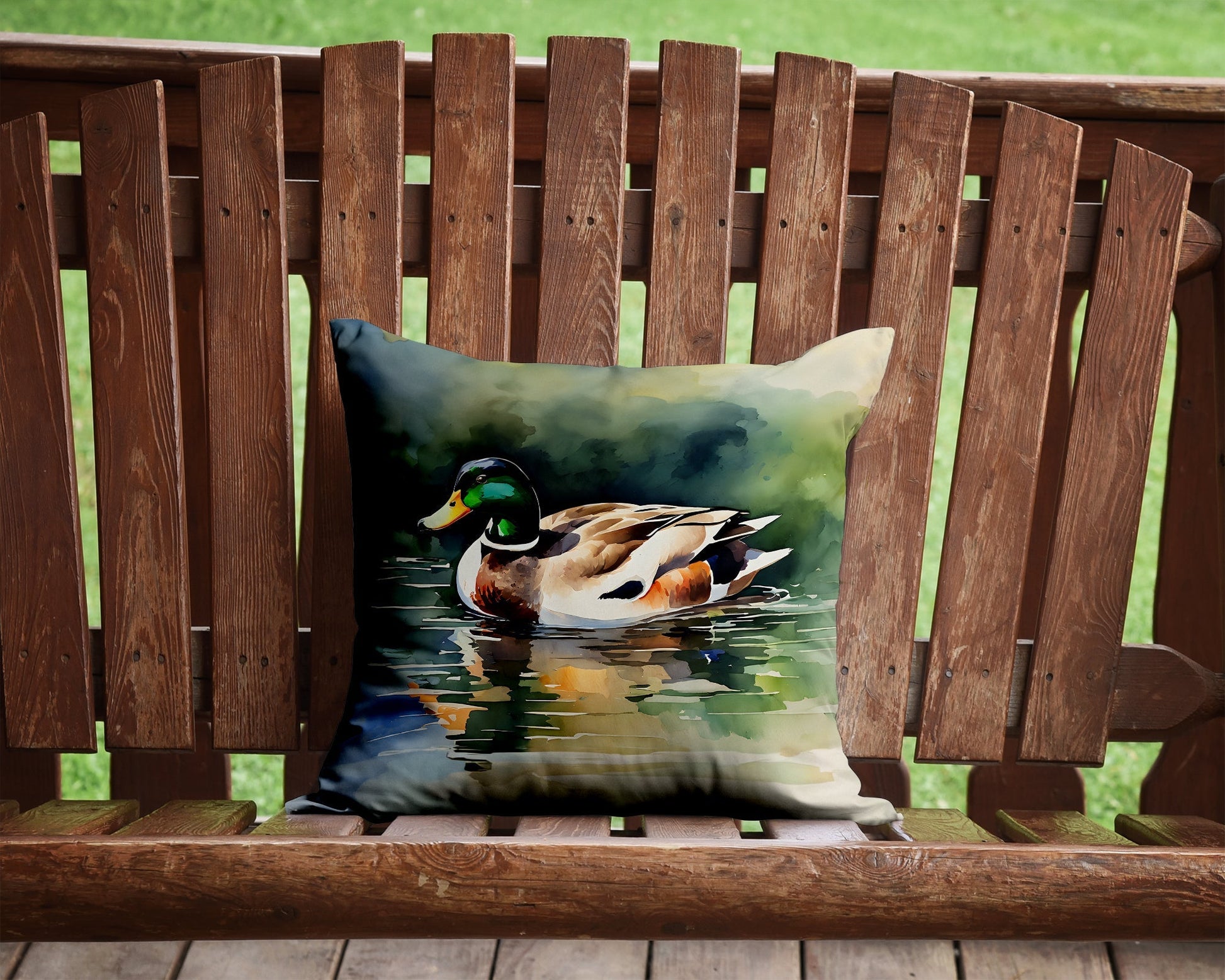 Mallard Throw Pillow - One Color / One Size - Home & Garden - Home Textile - Pillows