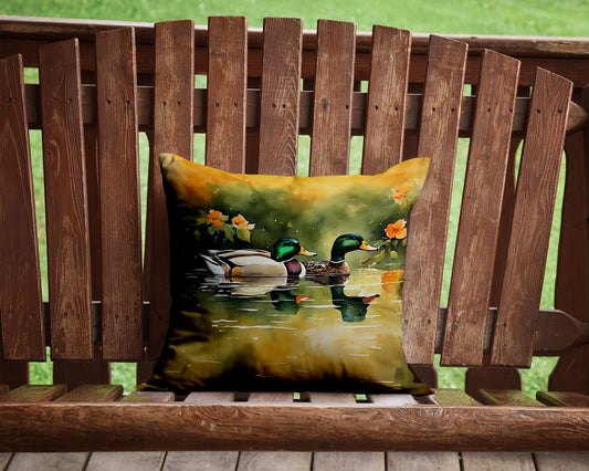 Mallard Throw Pillow - One Color / One Size - Home & Garden - Home Textile - Pillows
