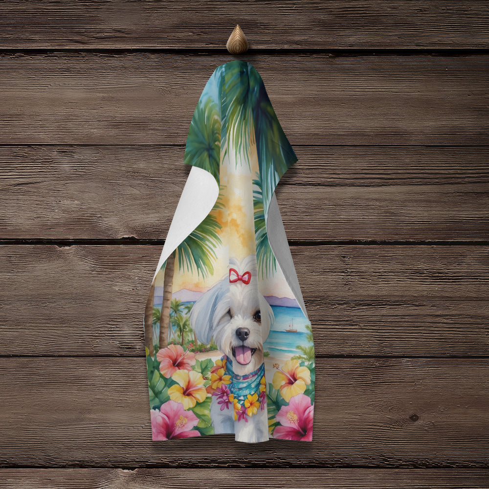 Maltese Luau Kitchen Towel - One Color / One Size - Home & Garden - Home Textile - Towels