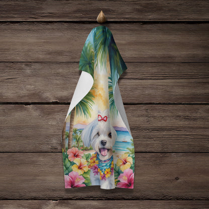 Maltese Luau Kitchen Towel - One Color / One Size - Home & Garden - Home Textile - Towels