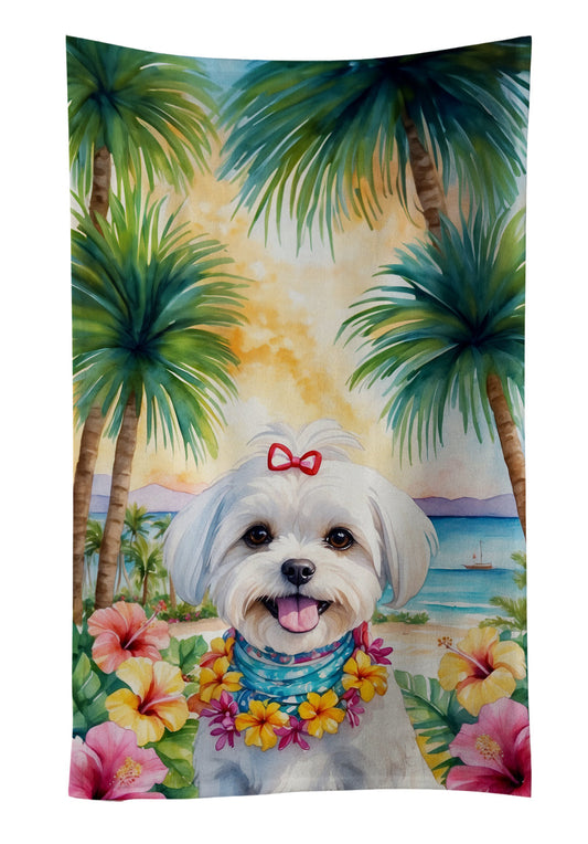 Maltese Luau Kitchen Towel - One Color / One Size - Home & Garden - Home Textile - Towels