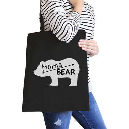 Mama Bear Black Canvas Tote Bag - One Color / One Size - Bags & Luggage - Women’s Bags