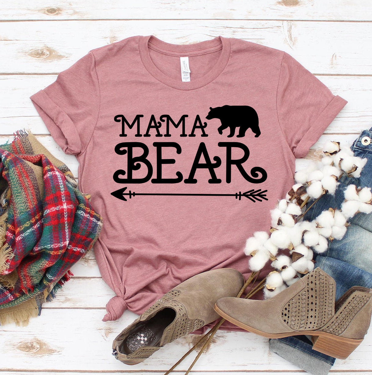Mama Bear T-Shirt - Women’s Fashion - Women’s Clothing - Tops & Tees - T-Shirts