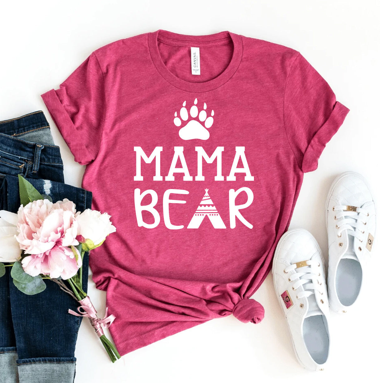 Mama Bear T-Shirt - Women’s Fashion - Women’s Clothing - Tops & Tees - T-Shirts