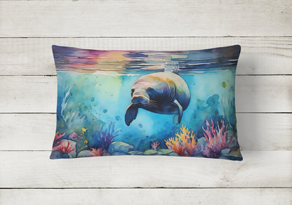 Manatee Throw Pillow - One Color / One Size - Home & Garden - Home Textile - Pillows
