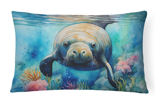Manatee Throw Pillow - One Color / One Size - Home & Garden - Home Textile - Pillows