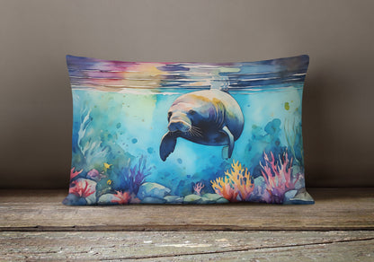 Manatee Throw Pillow - One Color / One Size - Home & Garden - Home Textile - Pillows