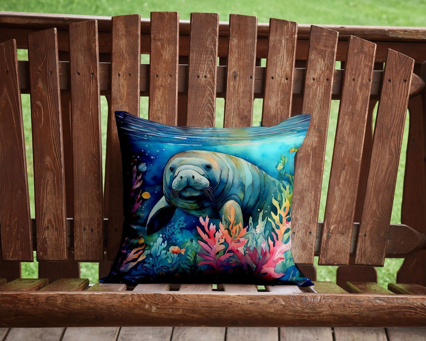 Manatee Throw Pillow - One Color / One Size - Home & Garden - Home Textile - Pillows