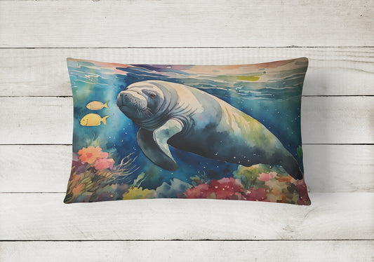 Manatee Throw Pillow - One Color / One Size - Home & Garden - Home Textile - Pillows