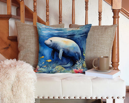 Manatee Throw Pillow - One Color / One Size - Home & Garden - Home Textile - Pillows