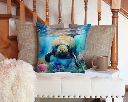 Manatee Throw Pillow - One Color / One Size - Home & Garden - Home Textile - Pillows