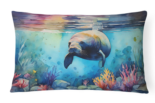 Manatee Throw Pillow - One Color / One Size - Home & Garden - Home Textile - Pillows