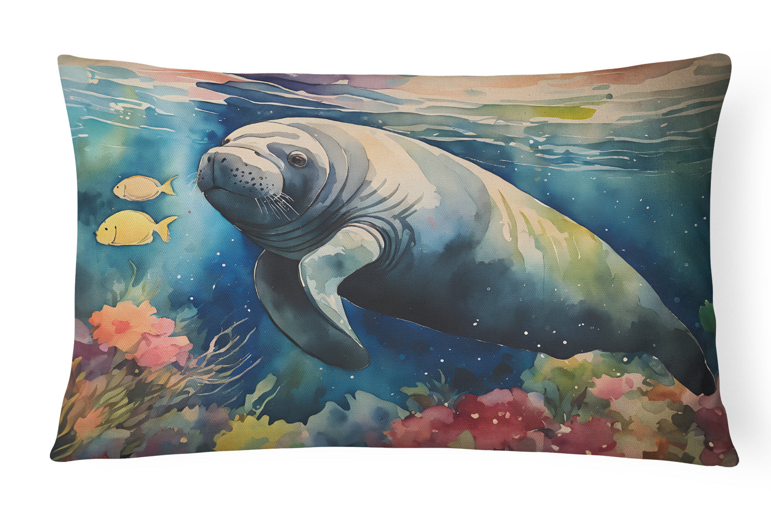 Manatee Throw Pillow - One Color / One Size - Home & Garden - Home Textile - Pillows