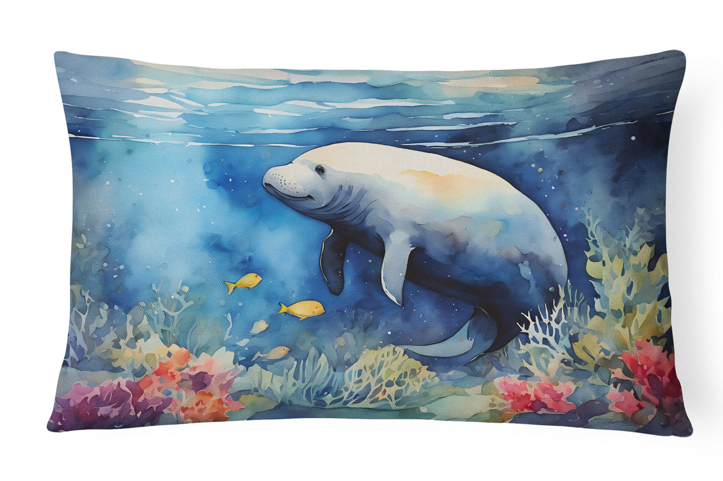 Manatee Throw Pillow - One Color / One Size - Home & Garden - Home Textile - Pillows