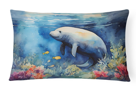 Manatee Throw Pillow - One Color / One Size - Home & Garden - Home Textile - Pillows