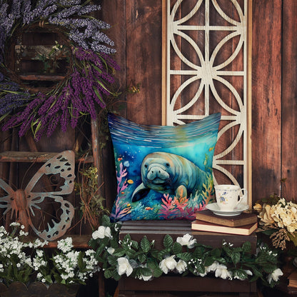 Manatee Throw Pillow - One Color / One Size - Home & Garden - Home Textile - Pillows