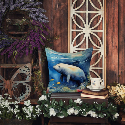 Manatee Throw Pillow - One Color / One Size - Home & Garden - Home Textile - Pillows
