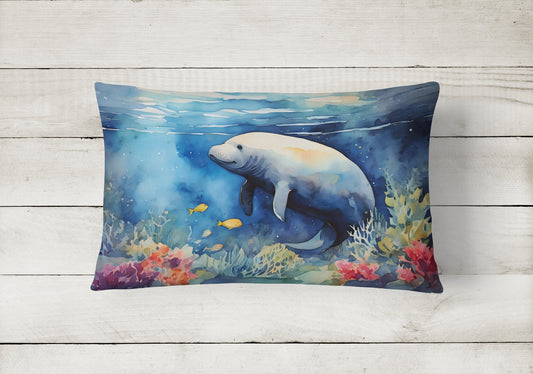 Manatee Throw Pillow - One Color / One Size - Home & Garden - Home Textile - Pillows