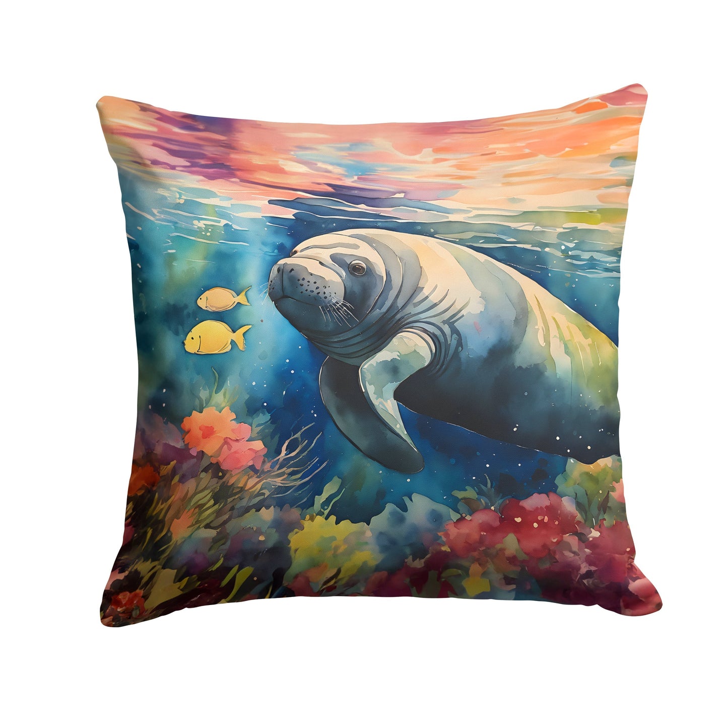 Manatee Throw Pillow - One Color / One Size - Home & Garden - Home Textile - Pillows