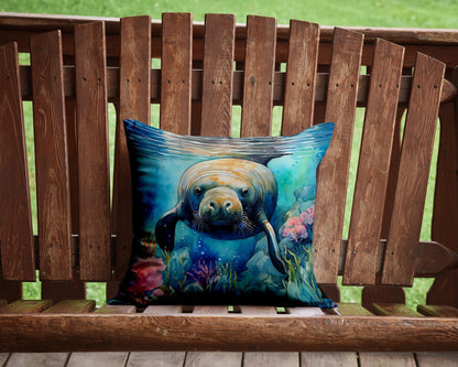 Manatee Throw Pillow - One Color / One Size - Home & Garden - Home Textile - Pillows